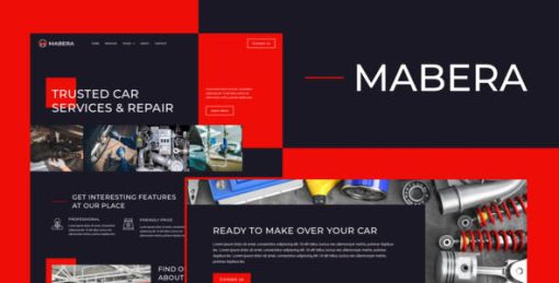 Mabera – Car Service & Repair Elementor Template Kit