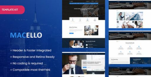 Macello – Business Consulting & Accounting Elementor Template Kit