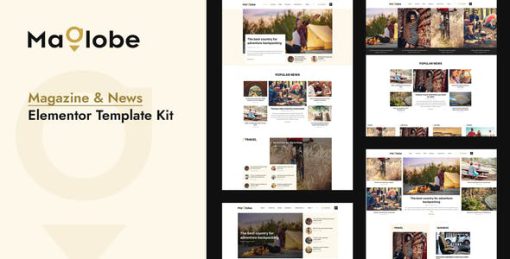 Maglobe – Magazine & News Elementor Template Kit