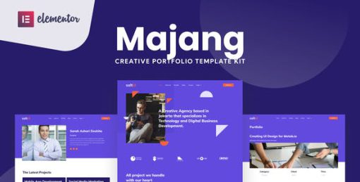 Majang – Personal Portfolio Elementor Template Kit