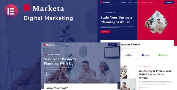 Marketa – Digital Agency Business Services Elementor Template Kit Marketa – Digital Agency Business Services Elementor Template Kit