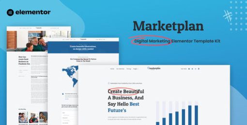 Marketplan – Digital Marketing Elementor Template Kit
