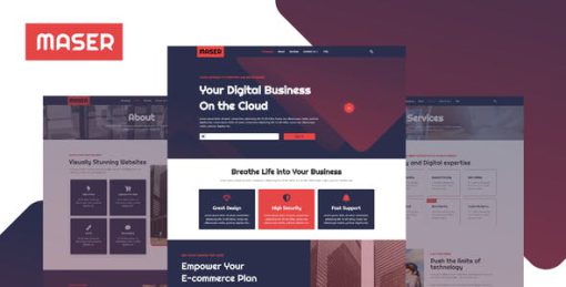 Maser – Web Design Agency Elementor Template Kit