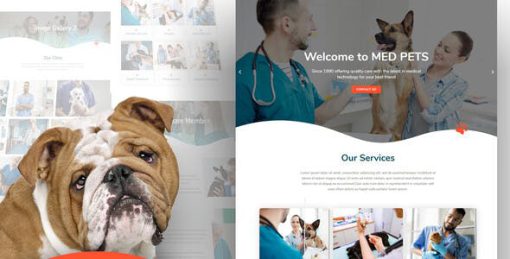 Med Pets – Veterinarian Elementor Template Kit
