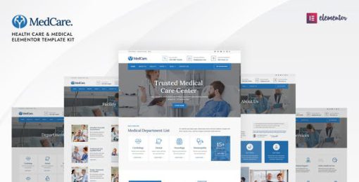 Medcare – Health Care & Medical Elementor Template Kit