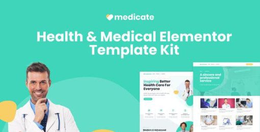 Medicate – Health & Medical Elementor Template Kit