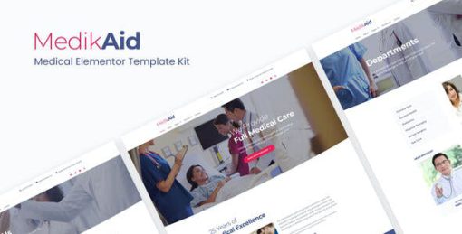 MedikAid | Medical Healthcare Elementor Template Kit