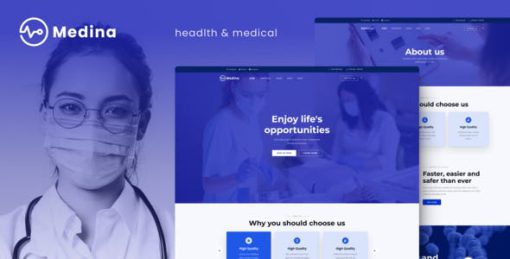 Medina – Medical & Health Elementor Template Kit