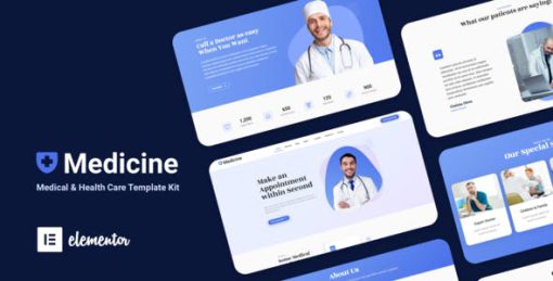 Medisine – Medical Elementor Template Kit