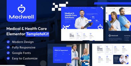 Medwell – Medical & Health Care Elementor Template Kit