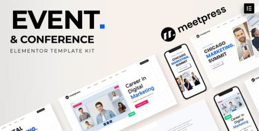 Meetpress – Event & Conference Elementor Template Kit