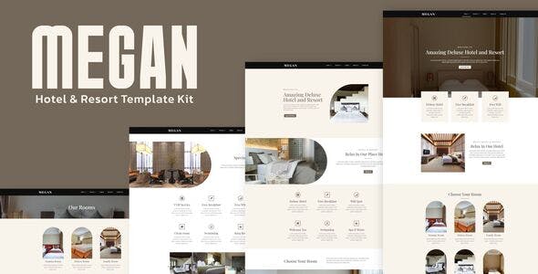 Megan – Hotel Booking Template Kit Megan – Hotel Booking Template Kit