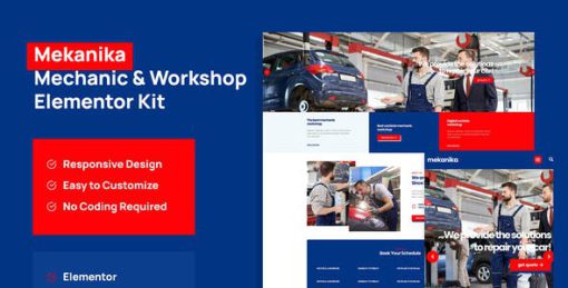Mekanika – Mechanic and Workshop Company Template Kit