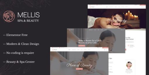 Mellis – Beauty & Spa Elementor Template Kit