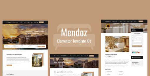 Mendoz – Hotel & Travel Template Kit
