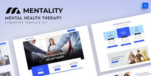 Mentality – Mental Health Therapy Elementor Template Kit