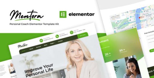 Mentora – Personal Coach Elementor Template Kit