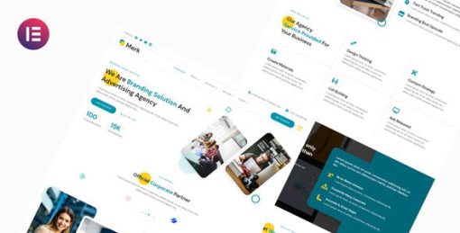 Merk – Branding Solution & Advertising Agency Elementor Template Kit