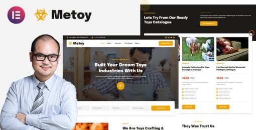 MeToy – Toys Craft Industry Elementor Template Kit