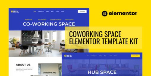 Mifal – Coworking Space Elementor Template Kit