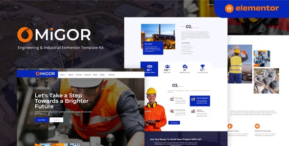 Migor – Engineering & Industrial Elementor Template Kit Migor – Engineering & Industrial Elementor Template Kit