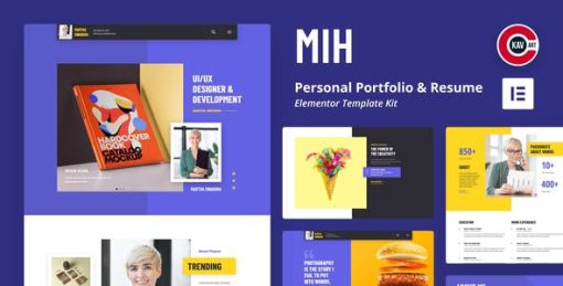 MIH – Personal Portfolio & Resume Template Kit
