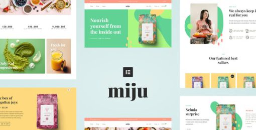 Miju – Conscious Product Elementor Template Kit