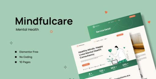 Mindfulcare – Mental Health Consultant Template Kits