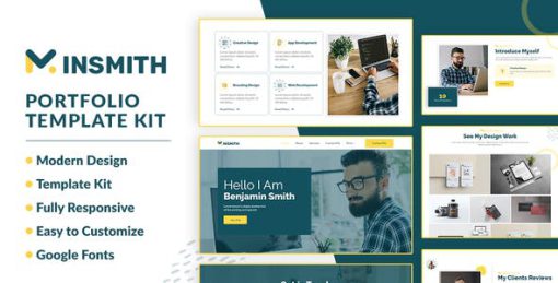 MINSMITH – Portfolio Elementor Template Kit