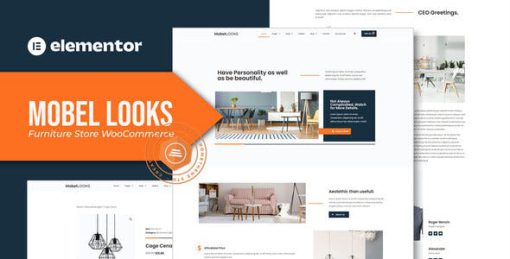 Mobel Looks – Furniture Store WooCommerce Elementor Template Kit