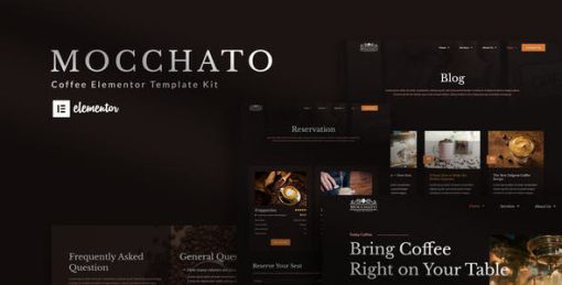 Mocchato – Coffee Shop Elementor Template Kit