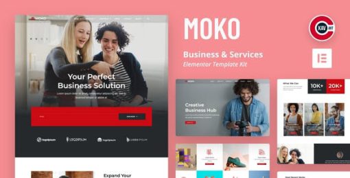 Moko – Business & Services Elementor Template Kit