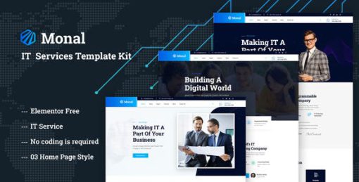 Monal – IT Service Elementor Template Kit