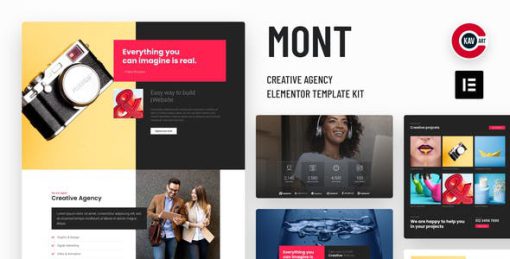 Mont – Agency Elementor Template kit