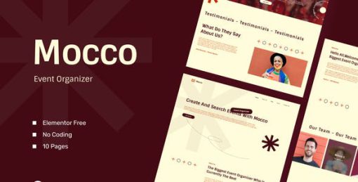 Moocoo – Event Organizer Elementor Template Kit