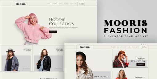 Mooris – WooCommerce Fashion Elementor Template Kit