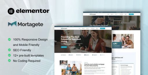 Mortagete – Mortgage Company Elementor Template Kit