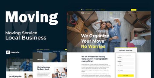 Moving Service – Local Business Elementor Template Kit