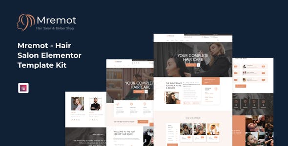 Mremot – Hair Salon Elementor Template Kit Mremot – Hair Salon Elementor Template Kit