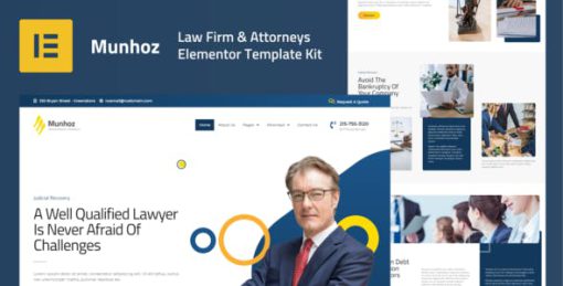Munhoz – Law Firm & Attorneys Elementor Template Kit