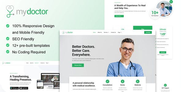 MyDoctor – Doctor On Demand Elementor Template Kit MyDoctor – Doctor On Demand Elementor Template Kit