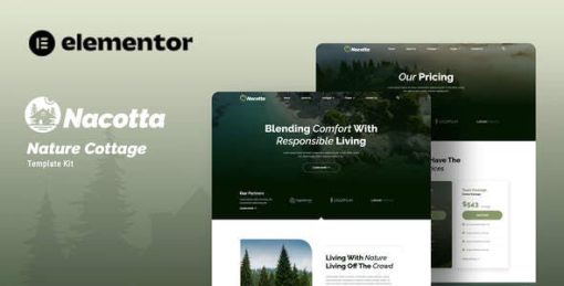 Nacotta – Nature Cottage Elementor Template Kit