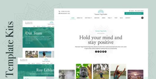 Namaste – Yoga & Fitness Elementor Template Kit