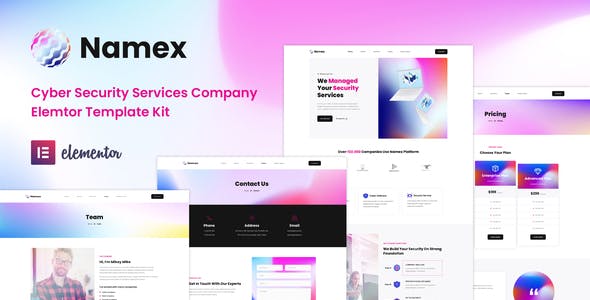 Namex – Cyber Security Services Company Elementor Template Kit Namex – Cyber Security Services Company Elementor Template Kit