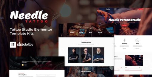 Needle – Tattoo Studio Elementor Template Kit
