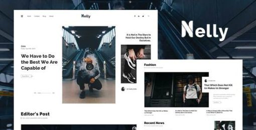 Nelly – Blog & Magazine Elementor Template Kit
