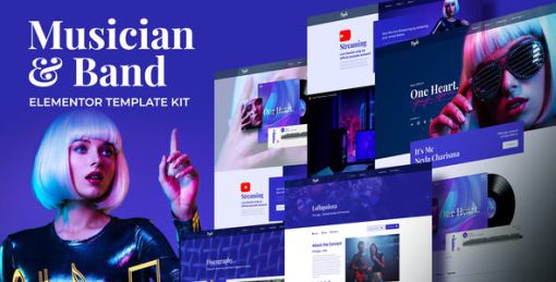 Neyla – Musician & Band Elementor Template Kit