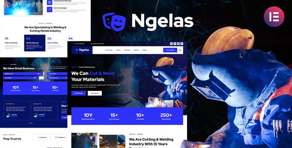Ngelas – Welding & Cutting Services Elementor Template Kit Ngelas – Welding & Cutting Services Elementor Template Kit
