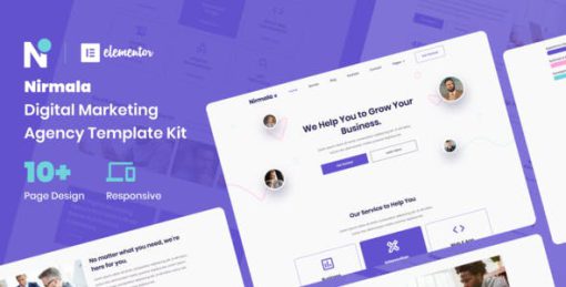 Nirmala – Digital Marketing Agency Elementor Template Kit