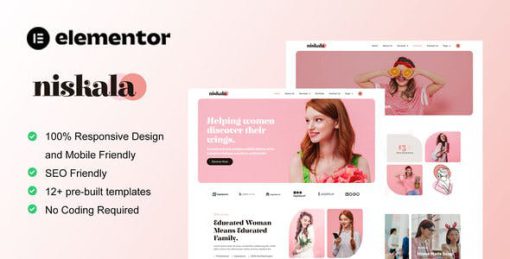 Niskala – Feminine Business Elementor Template Kit